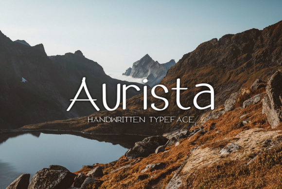 Aurista: A Display Font for Modern Brand Identity