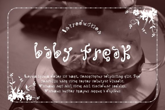 Baby Freak: A Quirky Display Font for Bold Campaigns