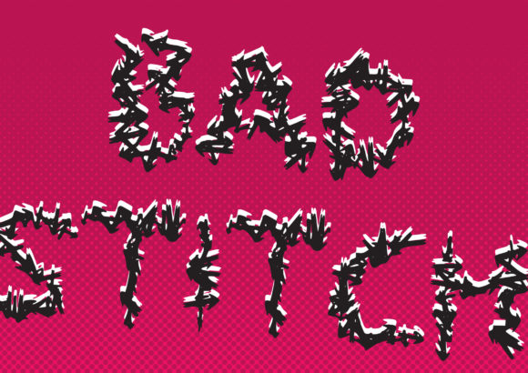 Bad Stitch: A Hand-Brushed Display Font for Bold Web Design