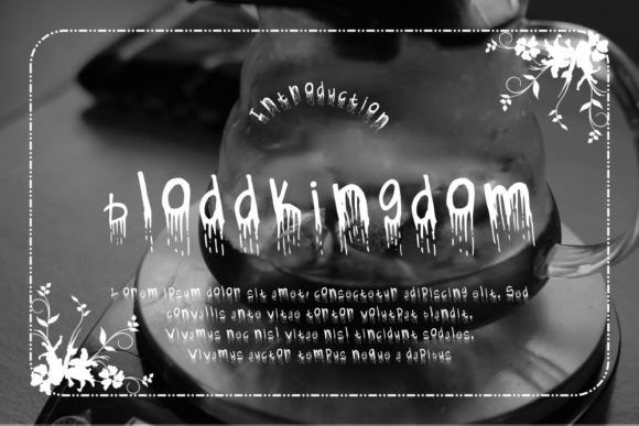 Bloddkingdom: A Quirky Display Font for Modern Editorial Design