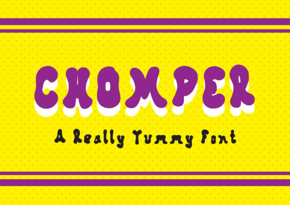 Chomper Font Review: A Playful Display Typeface for Web Design