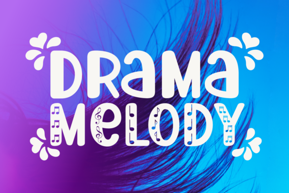 Drama Melody: A Display Font for Brand Charm