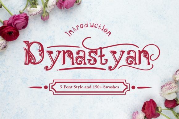 Dynastyan: A Vintage Display Font for Bold Campaigns