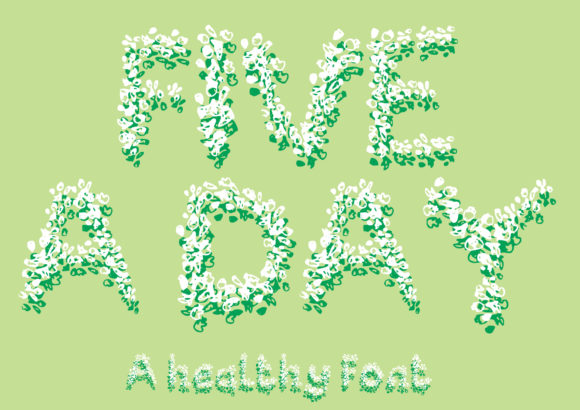 Five a Day: A Sweet Display Font for Modern Brands