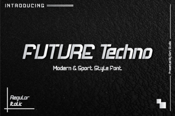 Future Techno Font: Bold Display Type for Digital Campaigns