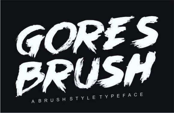 Goresbrush: A Bold Display Font for Web Design