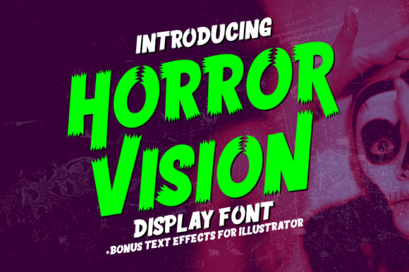 Horror Vision Font: Elevate Your Display Typography