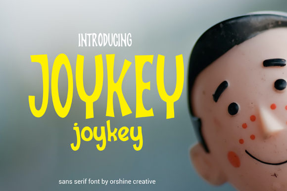Joykey: The Friendly Display Font for Crafters