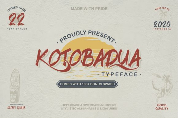 Kotobadua: A Bold Display Font for Branding