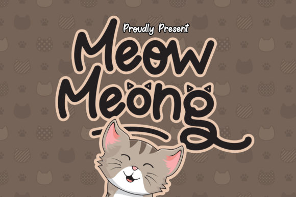 Meow Meong: A Quirky Display Font for Digital Brands