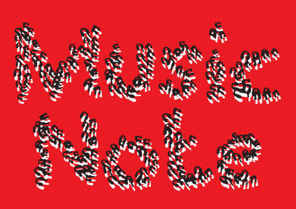 Music Note: A Playful Display Font for Bold Campaigns