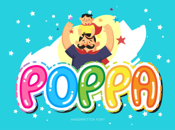 Poppa: A Playful Display Font for Makers