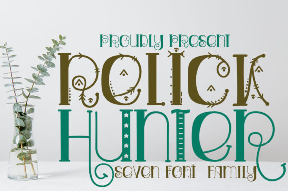 Relick Hunter: A Bold Display Font for Campaigns
