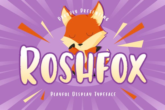 Roshfox: A Playful Display Font for Crafters