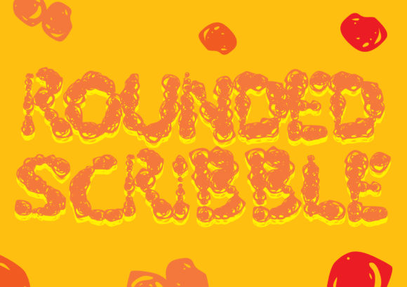 Rounded Scribble: A Playful Display Font for Modern Editorial Design