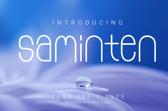 Saminten: A Handwritten Display Font for Makers