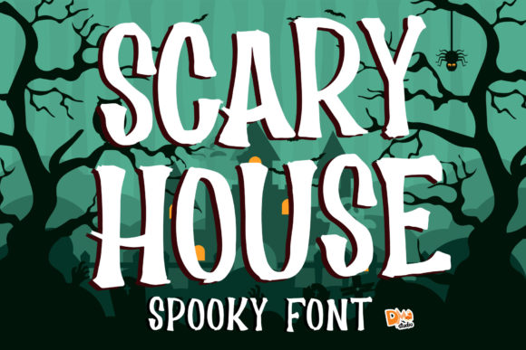 Scary House Font: A Quirky Display Typeface for Crafters