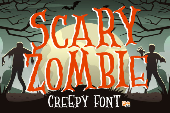 Scary Zombie Font: A Quirky Display Choice for Web Design
