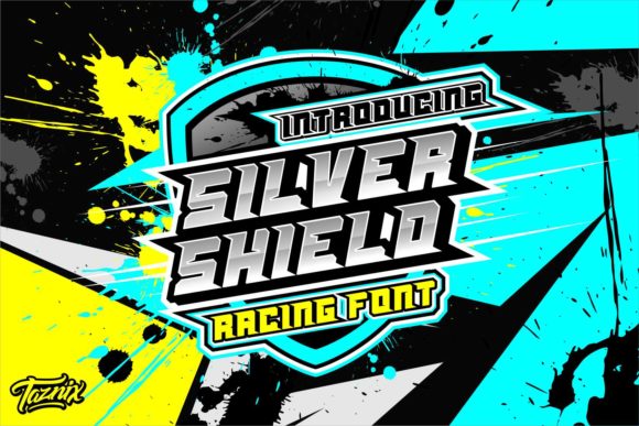 Silver Shield: A Bold Display Font for Marketers