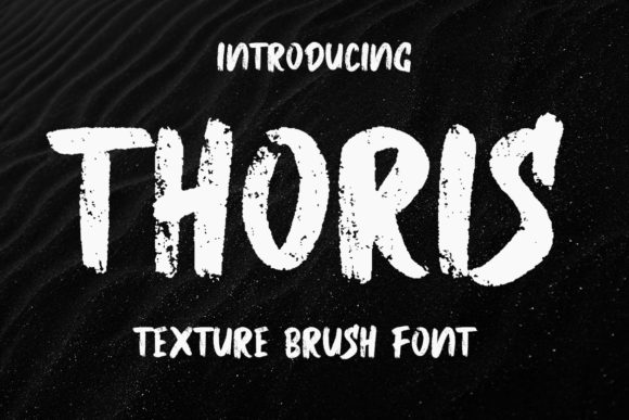 Thoris: A Handwritten Display Font for Crafters