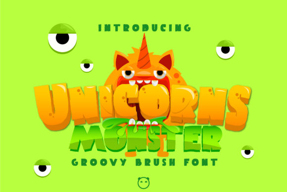 Unicorns Monster: A Bold Display Font for Makers