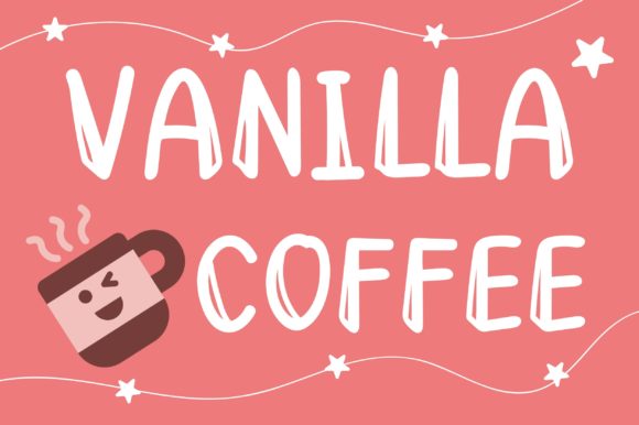 Vanilla Coffee: A Cheerful Display Font for Branding