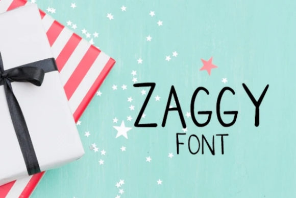 Zaggy: An Elegant Display Font for Makers